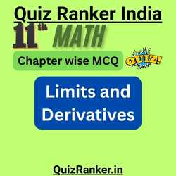 11th Math Limits and Derivatives MCQ Chapter Quiz