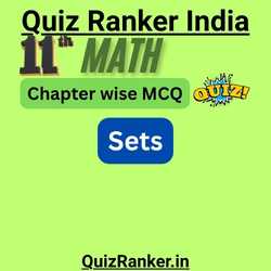 11th Math Sets MCQ Chapter Quiz