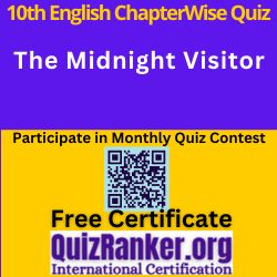 10th English Chapter MCQ The Midnight Visitor