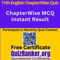 11th English chapter wise MCQ