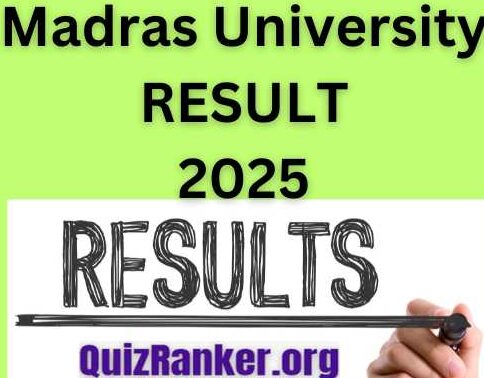 Madras University Result