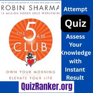 Book Quiz 11 5 AM Club by Robin Sharma