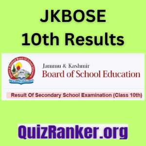 JKBOSE 10th Results - Jammu and Kashmir Board of School Education