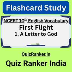 A Letter to God Vocabulary Flashcards