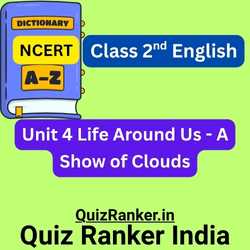 A Show of Clouds Dictionary Flashcard