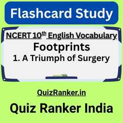 A Triumph of Surgery Vocabulary Flashcards