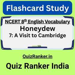 A Visit to Cambridge Vocabulary QuizRanker