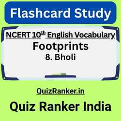 Bholi Vocabulary Flashcards