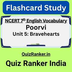 Bravehearts Vocabulary Flashcards English to Hindi QuizRanker Flashcard