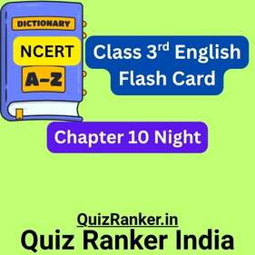Chapter 10 Night dictionary flash card