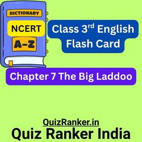 Chapter 7 The Big Laddoo dictionary flash card