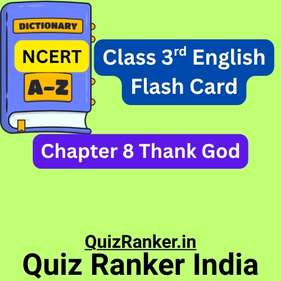 Chapter 8 Thank God dictionary flash card