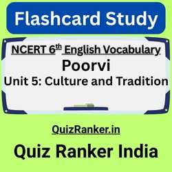Culture and Tradition Vocabulary Flashcards QuizRanker