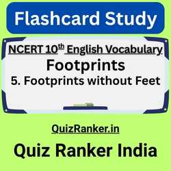 Footprints without Feet Vocabulary Flashcards