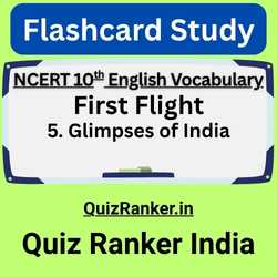 Glimpses of India Vocabulary Flashcards