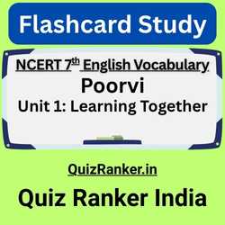 Learning Together Vocabulary Flashcards English to Hindi QuizRanker Self Study