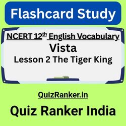 Lesson 2 The Tiger King Dictionary flash card