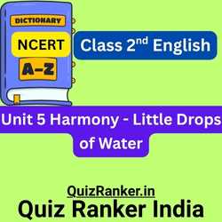 Little Drops of Water Dictionary Flashcard
