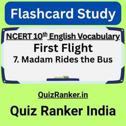 Madam Rides the Bus Vocabulary Flashcards