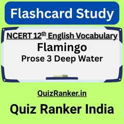 Prose 3 Deep Water Dictionary flash card