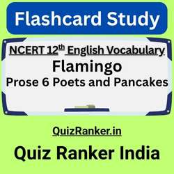 Prose 6 Poets and Pancakes Dictionary flash card