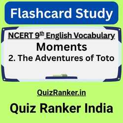 Quiz Ranker Vocabulary - The Adventures of Toto
