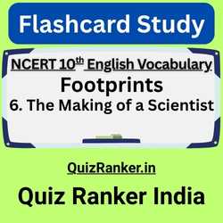 The Making of a Scientist Vocabulary Flashcards