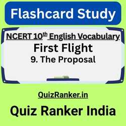 The Proposal Vocabulary Flashcards