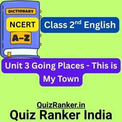 This is My Town Dictionary Flashcard