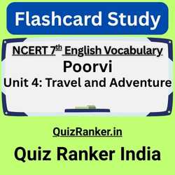Travel and Adventure Vocabulary Flashcards English to Hindi QuizRanker Self Study
