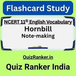 Vocabulary Hornbill Note-making Flashcard