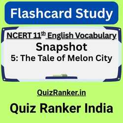 Vocabulary Snapshot 5 The Tale of Melon City