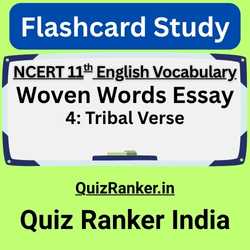Vocabulary Woven Words Essay 4 Tribal Verse