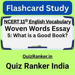 Vocabulary Woven Words Essay 5 What is a Good Book