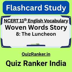 Vocabulary Woven Words Story 8 The Luncheon