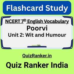 Wit and Humour Vocabulary Flashcards English to Hindi QuizRanker Self Study